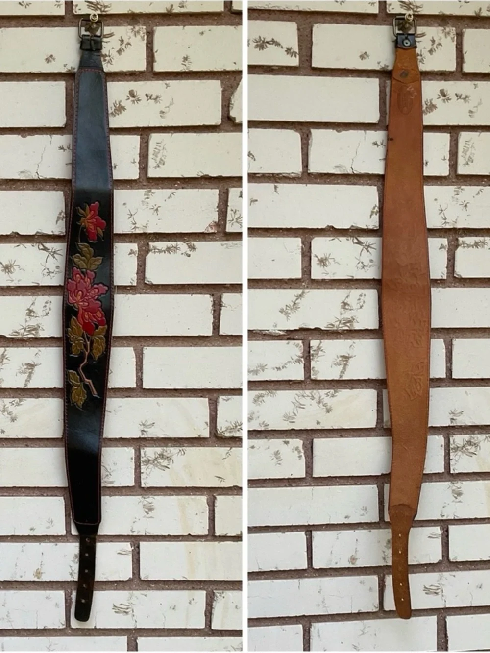 Vintage Hand Tooled Graduating Leather Belt (Cordoba-Spain)